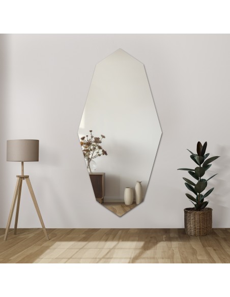 Dekoratívne zrkadlo s ostrým organickým tvarom - RIOLIT