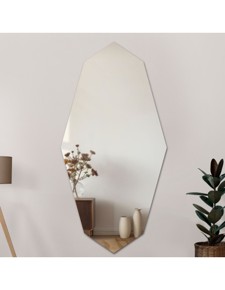 Dekoratívne zrkadlo s ostrým organickým tvarom - RIOLIT