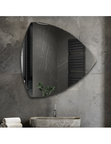 Trojuholníkové kúpeľňové zrkadlo - KARO