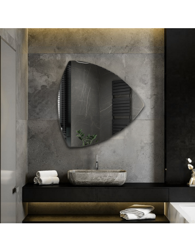 Trojuholníkové kúpeľňové zrkadlo - KARO