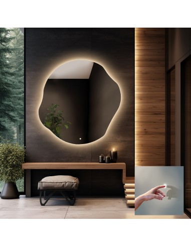 Kúpeľňové zrkadlo nepravidelného...