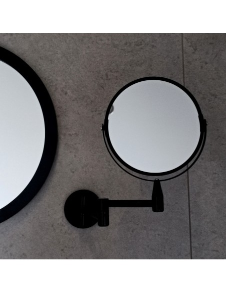 Kozmetické zrkadielko zoom čierne zväčšujúce - DARK ZOOM