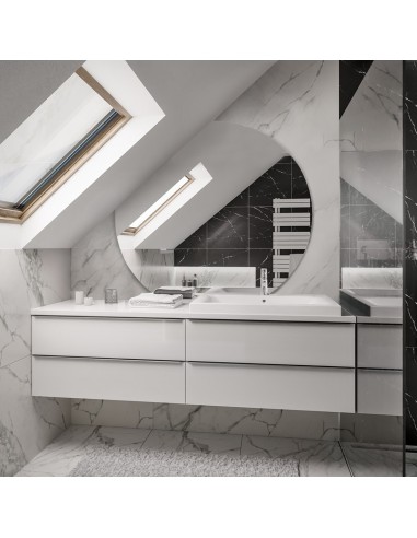 Okrúhle zrkadlo na podkrovie so...