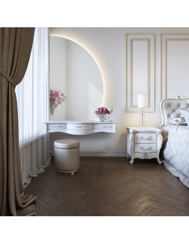 Polkruhové kúpeľňové zrkadlo so...