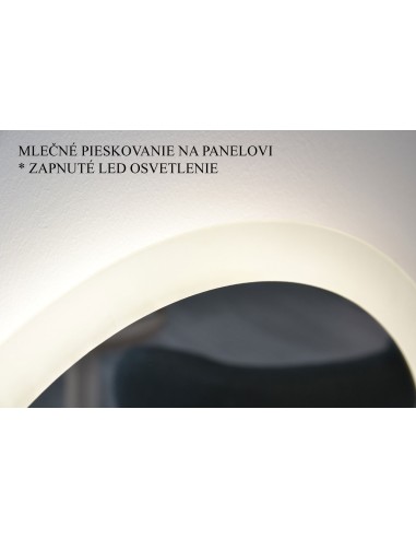 Kúpeľňové zrkadlo okrúhle so skoseným...