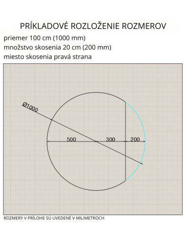 Kúpeľňové zrkadlo okrúhle so skoseným...