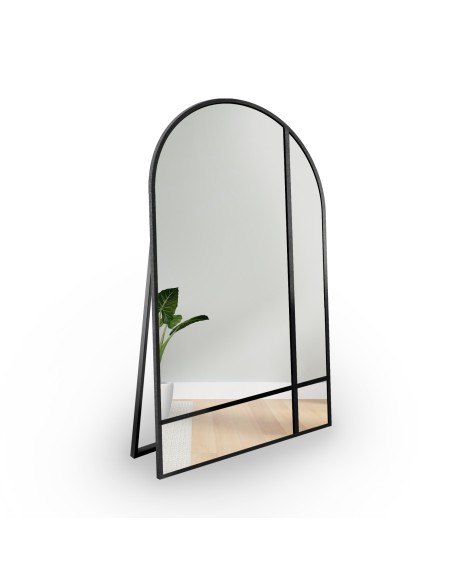 Stojace polkruhové zrkadlo v MDF ráme - LOFTI I STOJACE