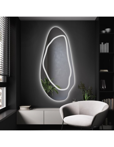 Organické zrkadlo s osvetlením - JASPIS LED III