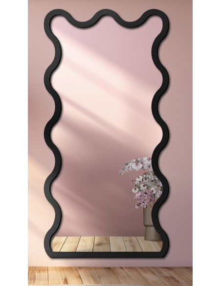 Nepravidelné zrkadlo s MDF rámom - BLOBS TWIST