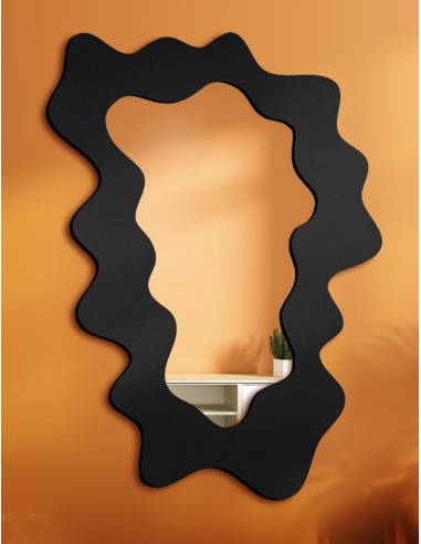 Nepravidelné zrkadlo s MDF rámom -... Nepravidelné zrkadlo s MDF rámom -...