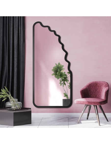Nepravidelné zrkadlo s MDF rámom - BLOBS FLUX