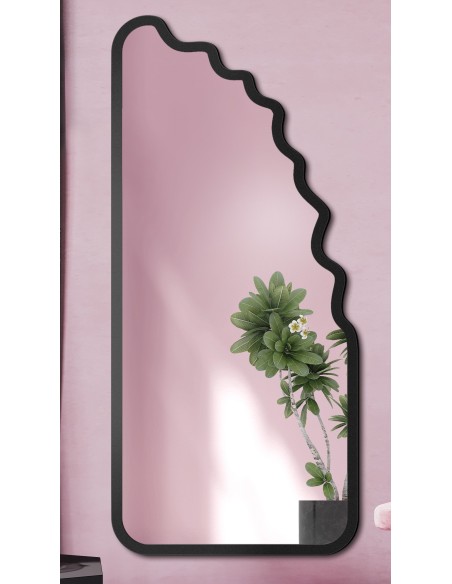 Nepravidelné zrkadlo s MDF rámom - BLOBS FLUX