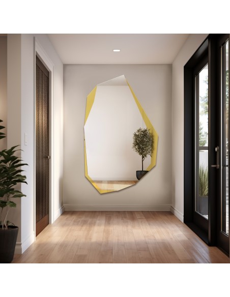 Dekoratívne zrkadlo ostrého organického tvaru – CELESTIAL