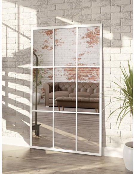 Loftové zrkadlo s priečkami – HANA – farba rámu na výber