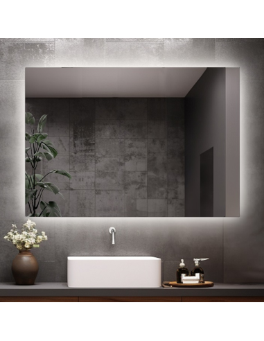 Obdĺžnikové kúpeľňové zrkadlo s...