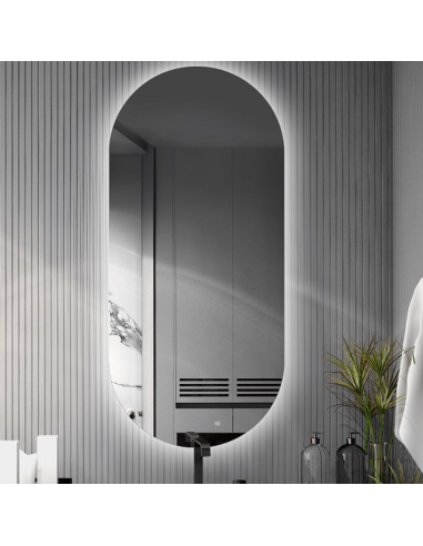 Oválne zrkadlo s osvetlením - NIKO LED