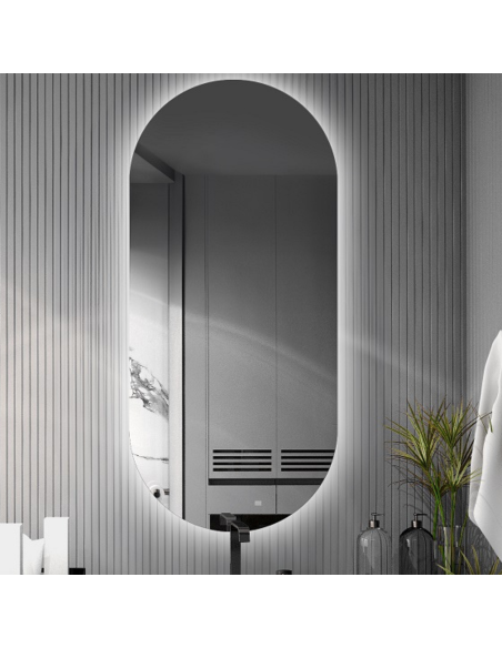 Oválne zrkadlo s osvetlením - NIKO LED