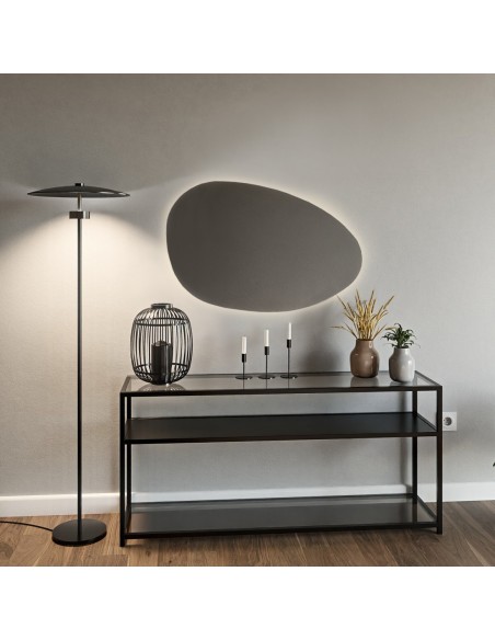 Leštené organické zrkadlo s osvetlením - ZYTA LED