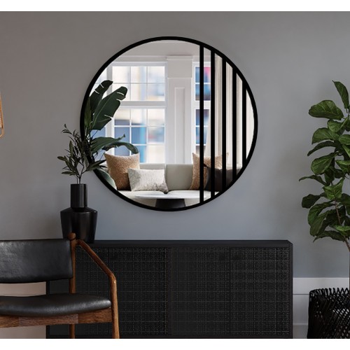 Okrúhle zrkadlo s priečkami...