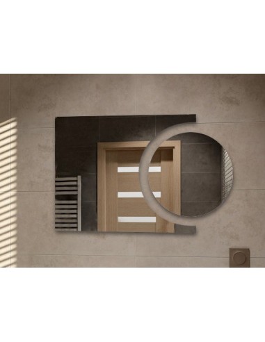 Súprava kúpeľňových zrkadiel kruh a...