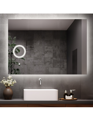 Kúpeľňové obdĺžnikové zrkadlo s led...