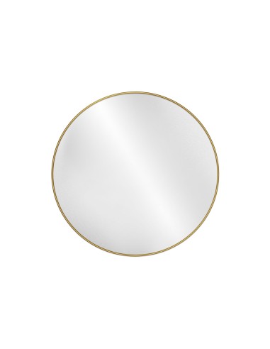Okrúhle zrkadlo v zlatom ráme MDF...