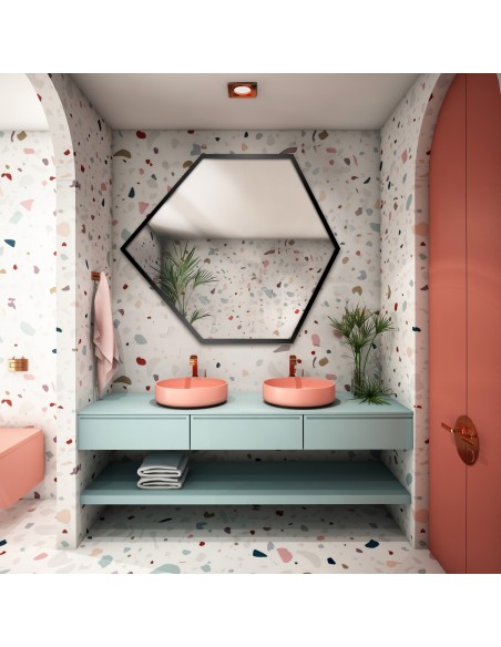 Zrkadlo geometrického tvaru v ráme – GEOME V RÁME