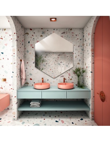 Zrkadlo geometrického tvaru – HEXA