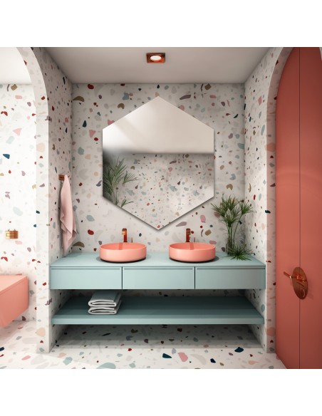 Zrkadlo geometrického tvaru – HEXA