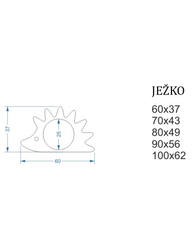 Dekoratívne nástenné zrkadlo pre deti...