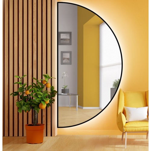 Zrkadlo polkruhové v...