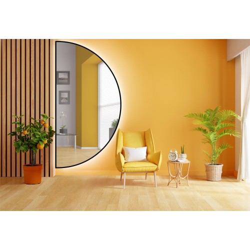 Zrkadlo polkruhové v... 2