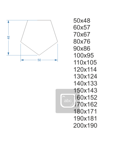 Zrkadlo geometrického tvaru v ráme –...