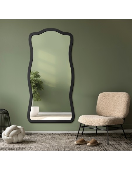 Nepravidelné zrkadlo s MDF rámom - BLOBS TUTTI