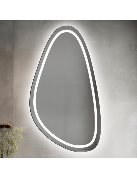 Nepravidelné zrkadlo s osvetlením - SYDERYT LED II