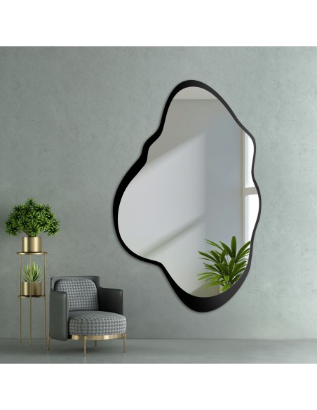 Zrkadlo nepravidelného tvaru s MDF rámom - POCO V RÁME