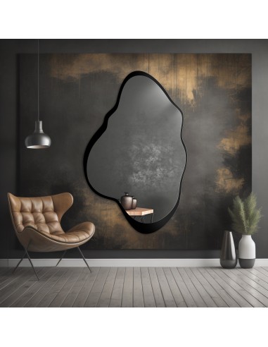 Zrkadlo nepravidelného tvaru s MDF... Zrkadlo nepravidelného tvaru s MDF...