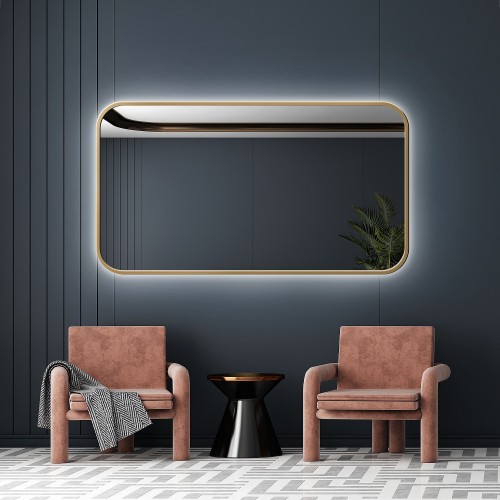 Zrkadlo v MDF SLIM ráme s...