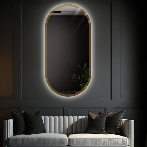 Oválne zrkadlo v zlatom... 2