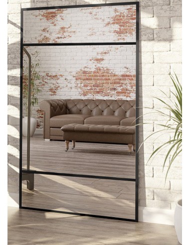 Loftové zrkadlo s priečkami – ALFRED...