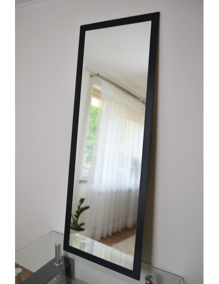 Veľké zrkadlo v jednoduchom elegantnom drevenom ráme - 4501 - farba rámu podľa vášho výberu