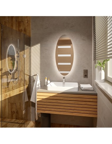 Eliptické zrkadlo s osvetlením -...