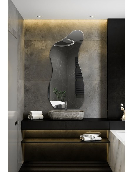 Dekoratívne zrkadlo s organickým tvarom - ANGELIT