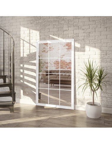 Loftové zrkadlo s priečkami –...