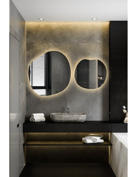 Súprava organických zrkadiel s podsvietením - SODALIT LED