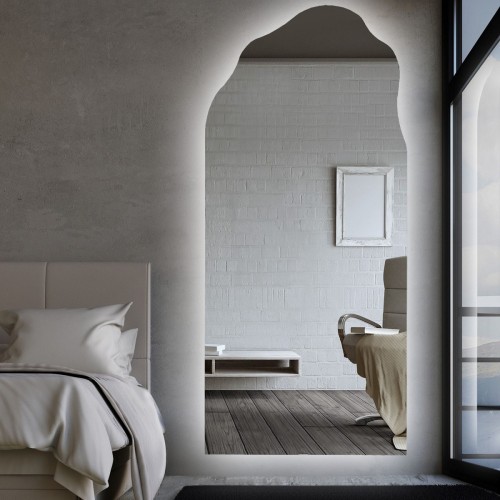 Polovičné oválne zrkadlo s...