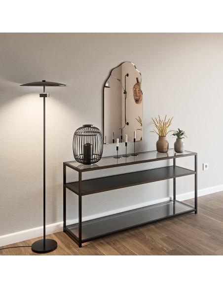 Dekoratívne polovičné oválne zrkadlo s organickým tvarom - AURO 1