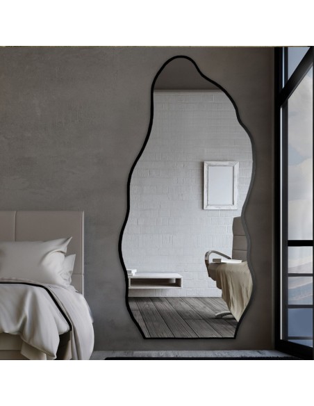 Zrkadlo s organickym tvarom v ráme - AURO W RÁME 2