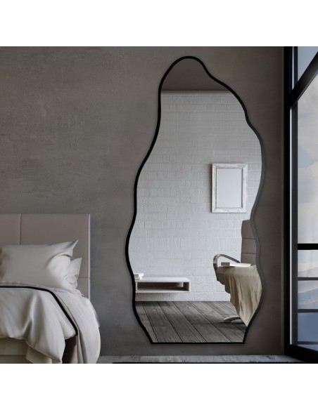 Zrkadlo s organickym tvarom v ráme - AURO W RÁME 2