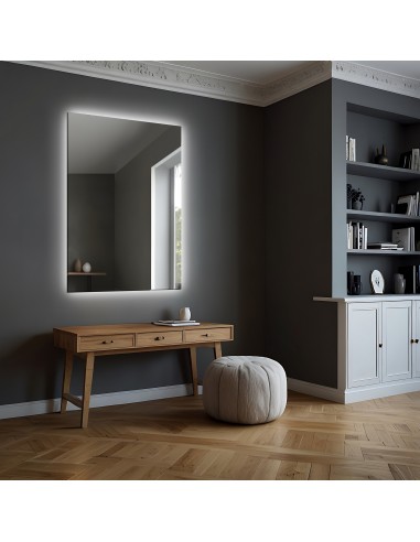 Obdĺžnikové kúpeľňové zrkadlo leštené...